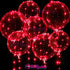 Red Round Light Up Balloons